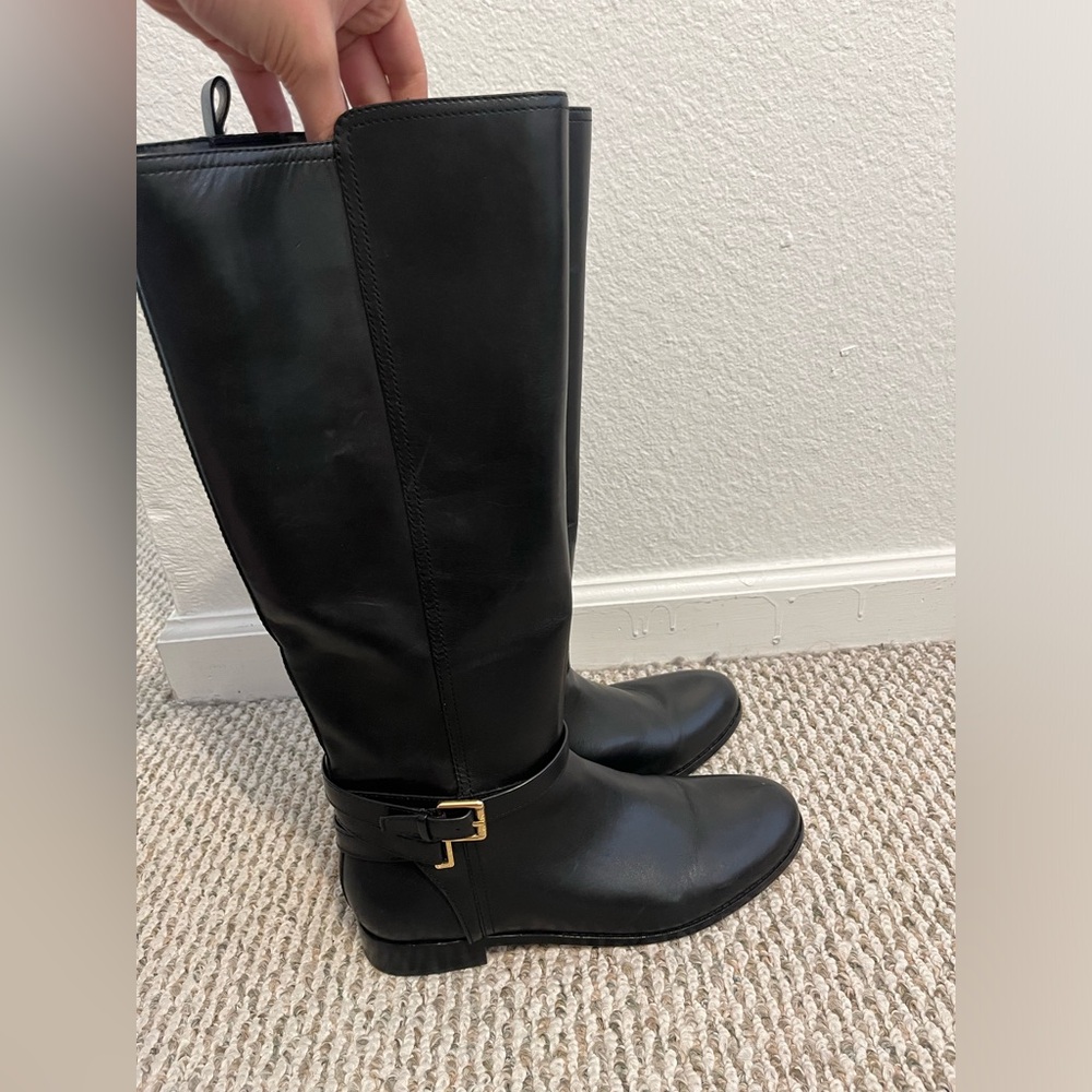 Ralph Lauren Women’s Blayke Buckled Riding Boots - Size 9.5